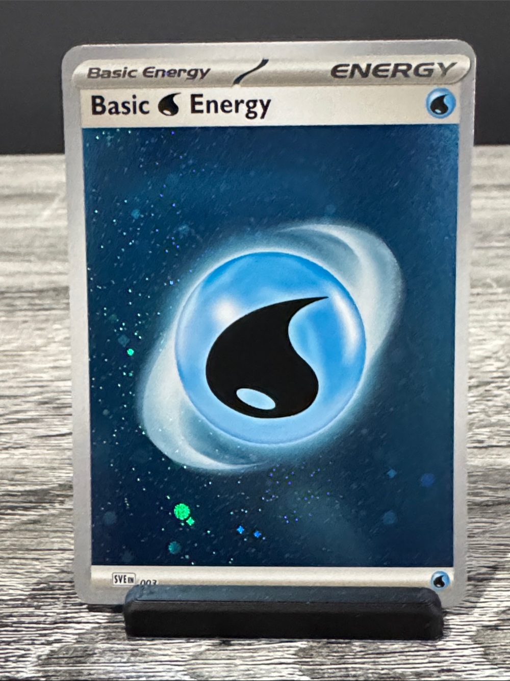 Pokémon | Scarlet & Violet SVE #003: Basic Water Energy (Cosmos Holo) - Card